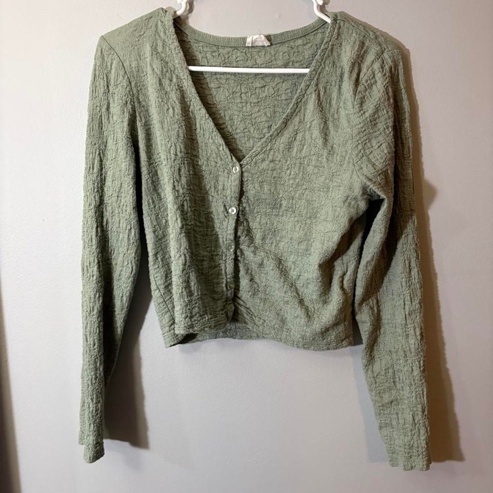 cotton on sage green blouse